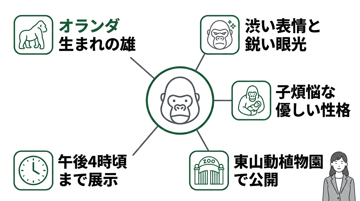 東山動物園のイケメンゴリラ「シャバーニ」の魅力