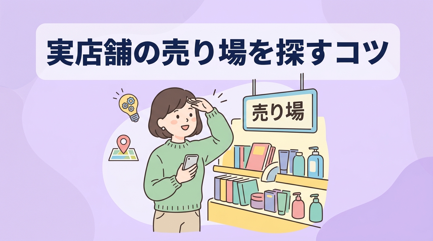 実店舗の売り場を探すコツと在庫確認