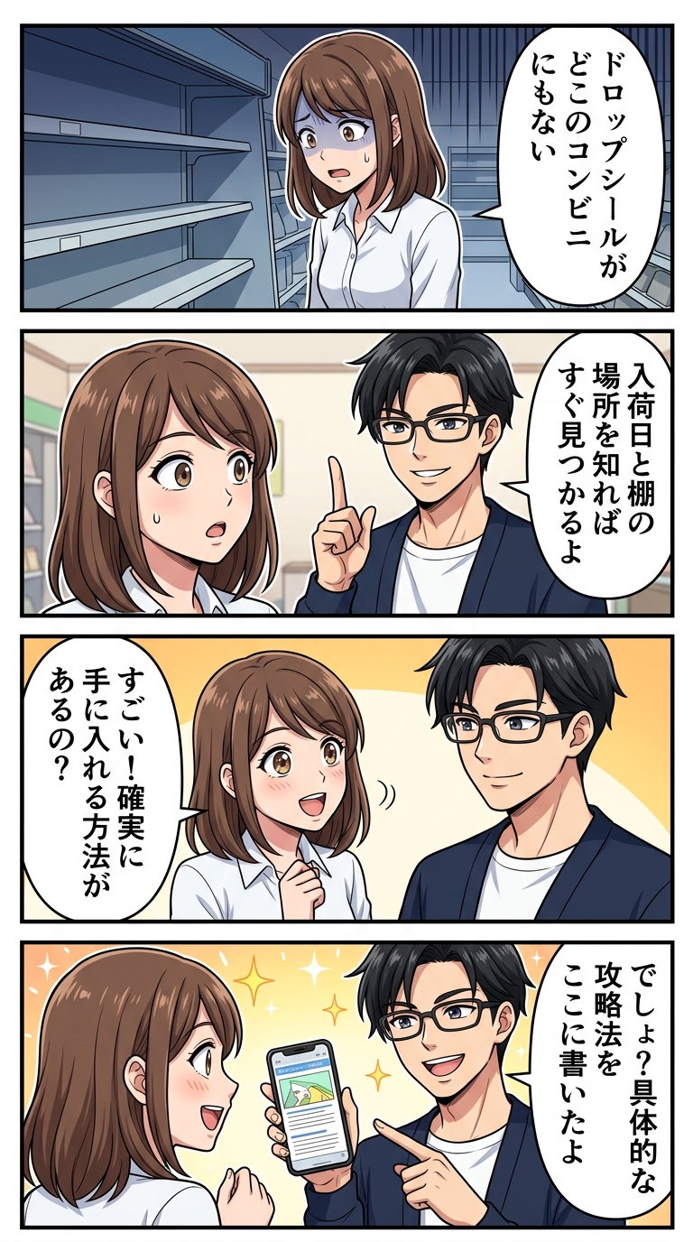 ボンボンドロップシールコンビニ