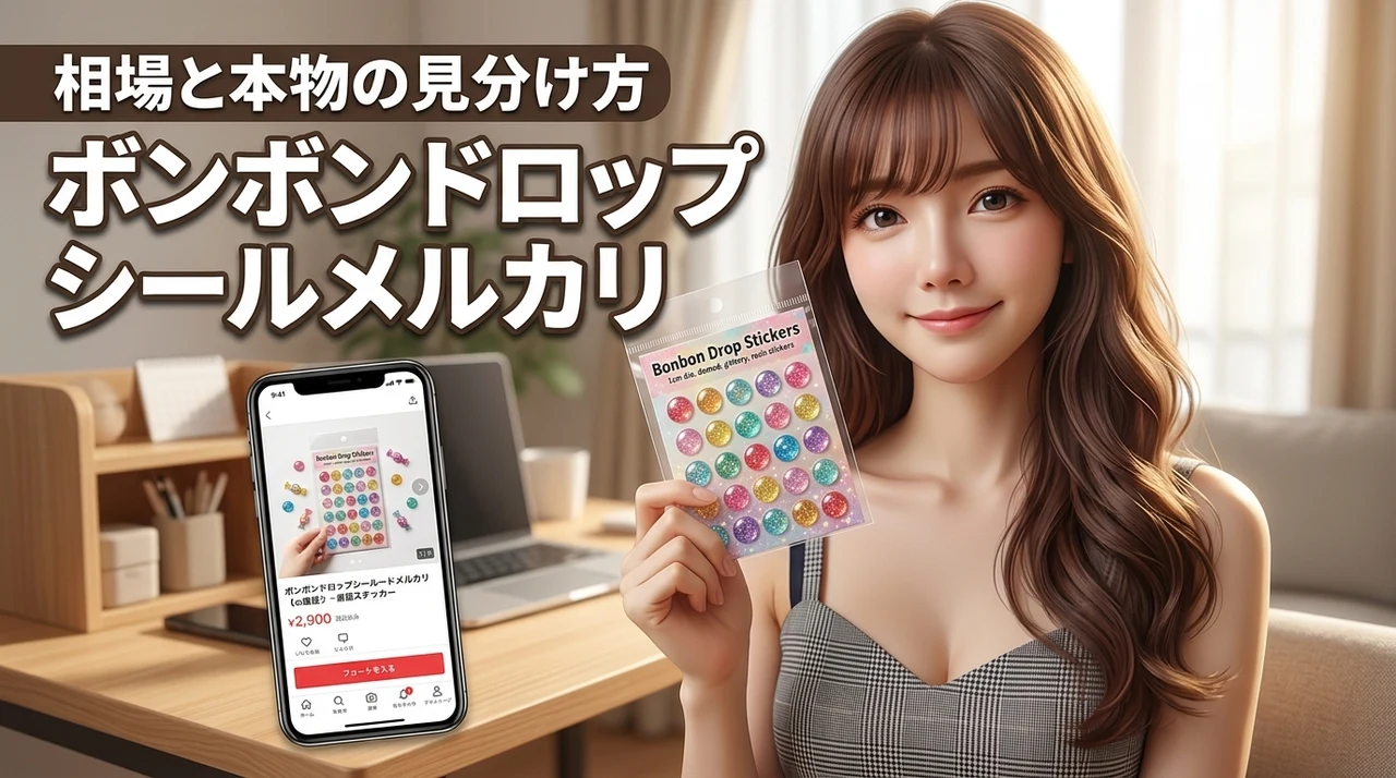 ボンボンドロップシールのメルカリ、買う前に知りたい価格相場と見分け方