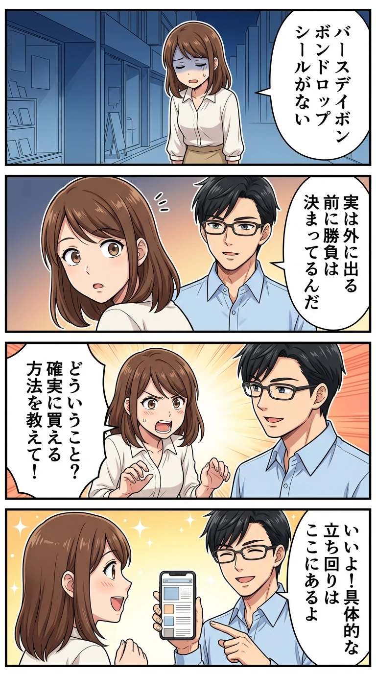 バースデイボンボンドロップシール