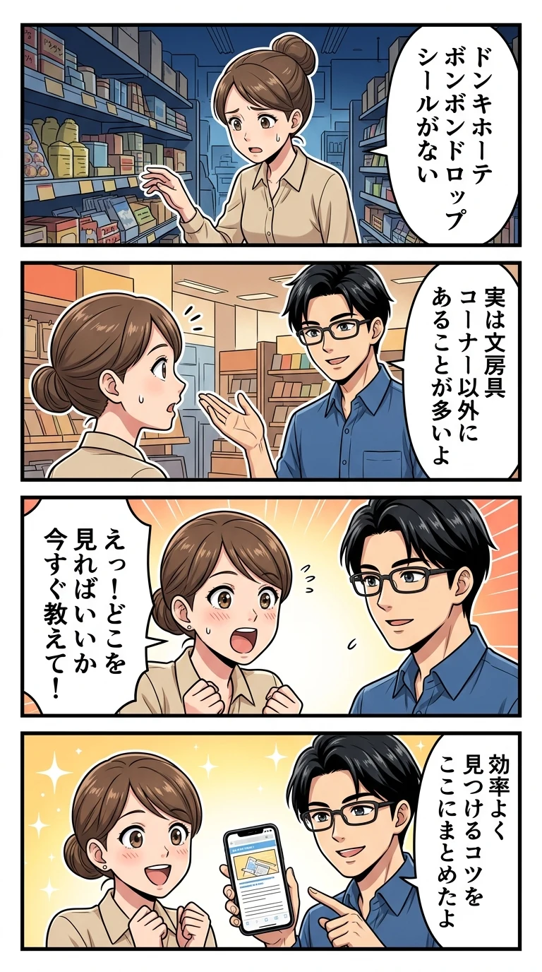 ドンキホーテボンボンドロップシール