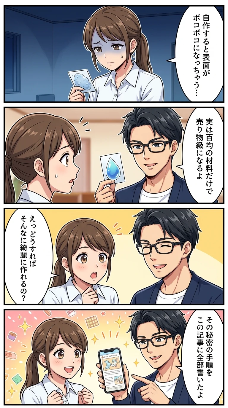 ボンボンドロップシール手作り