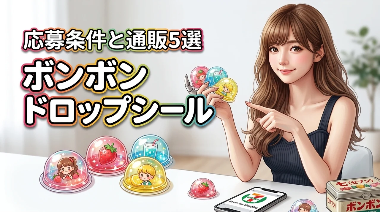 セブンネットボンボンドロップシールの応募条件や通販で買えるおすすめ5選を公開
