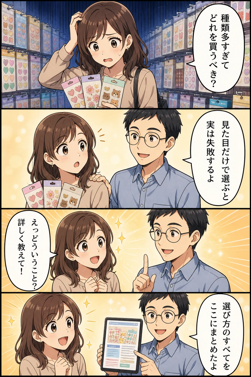 ボンボンドロップシール可愛い