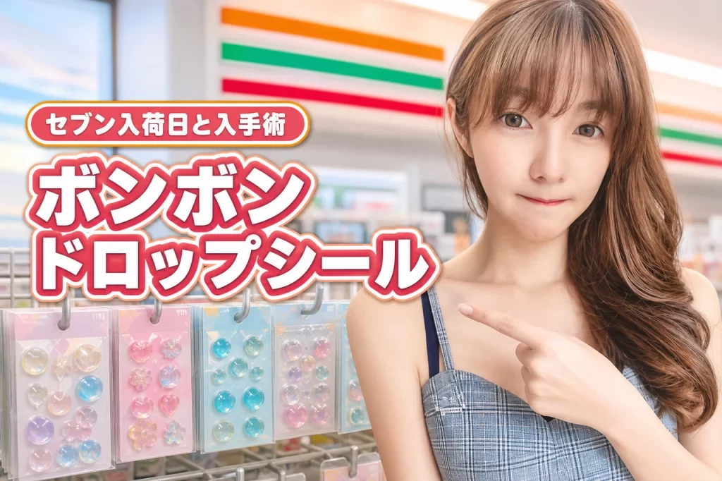 【決定版】セブンイレブンボンボンドロップシール入荷日と確実に手に入れる方法