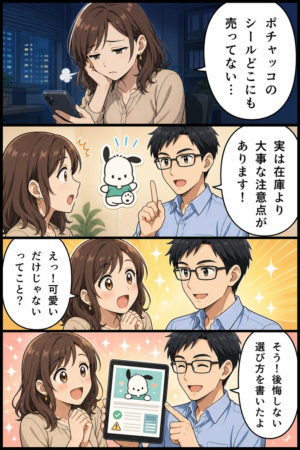 ボンボンドロップシールポチャッコ