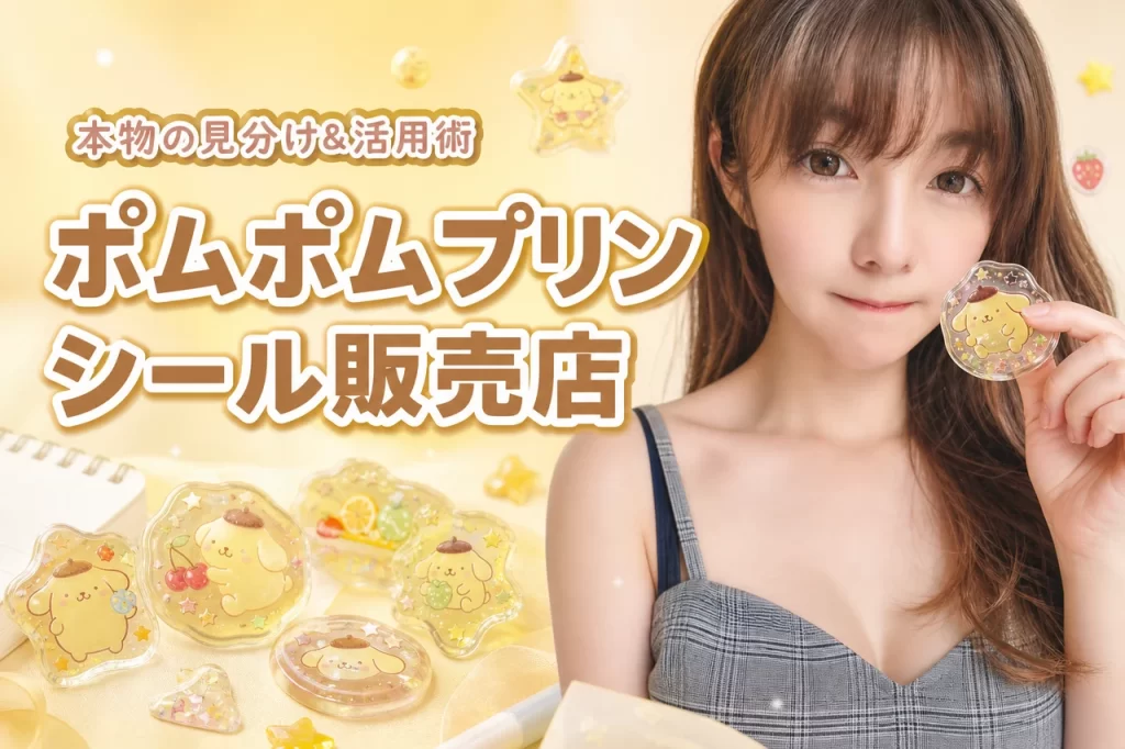 ボンボンドロップシールポムポムプリンはどこで売ってる？正規品の見分け方と活用術