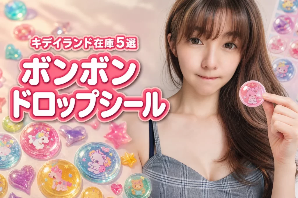 キデイランドのボンボンドロップシール！最新在庫と人気5選を徹底網羅
