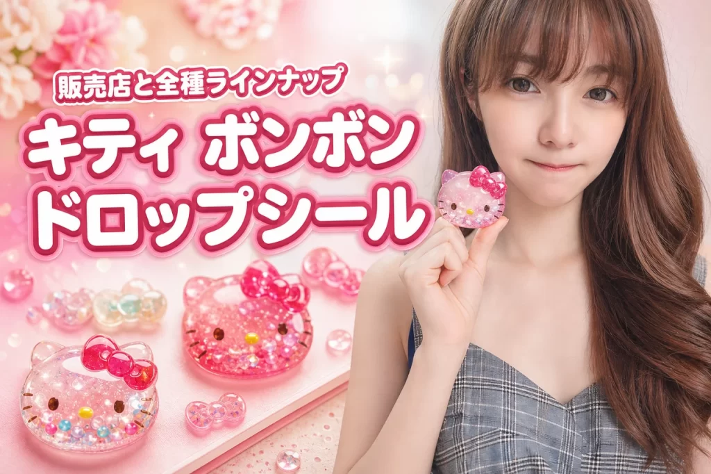 キティのボンボンドロップシールはどこで売ってる？全ラインナップと活用法を紹介