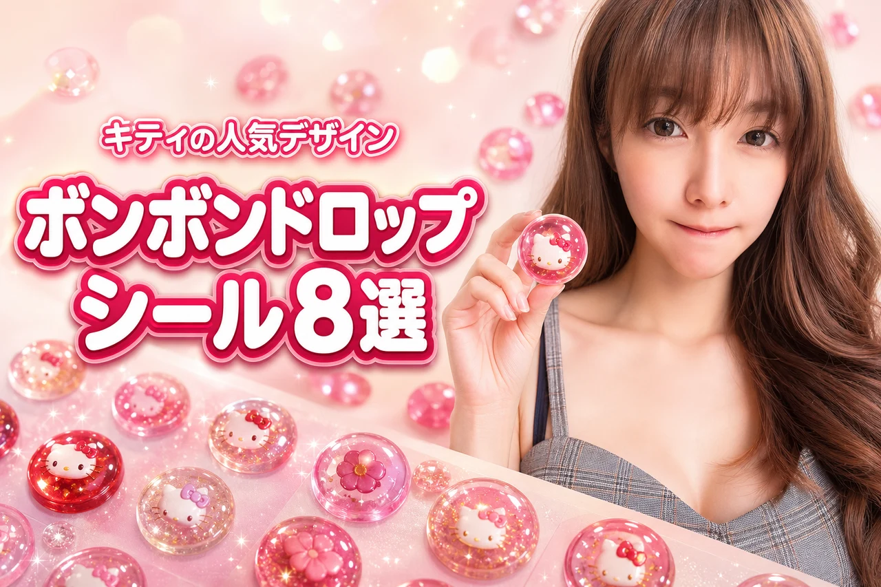 人気のキティちゃんボンボンドロップシールおすすめ8選!特徴や魅力を詳しく紹介
