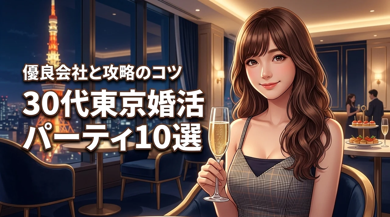 【東京】人気の婚活パーティおすすめ10選!30代が選ぶ優良会社と攻略法