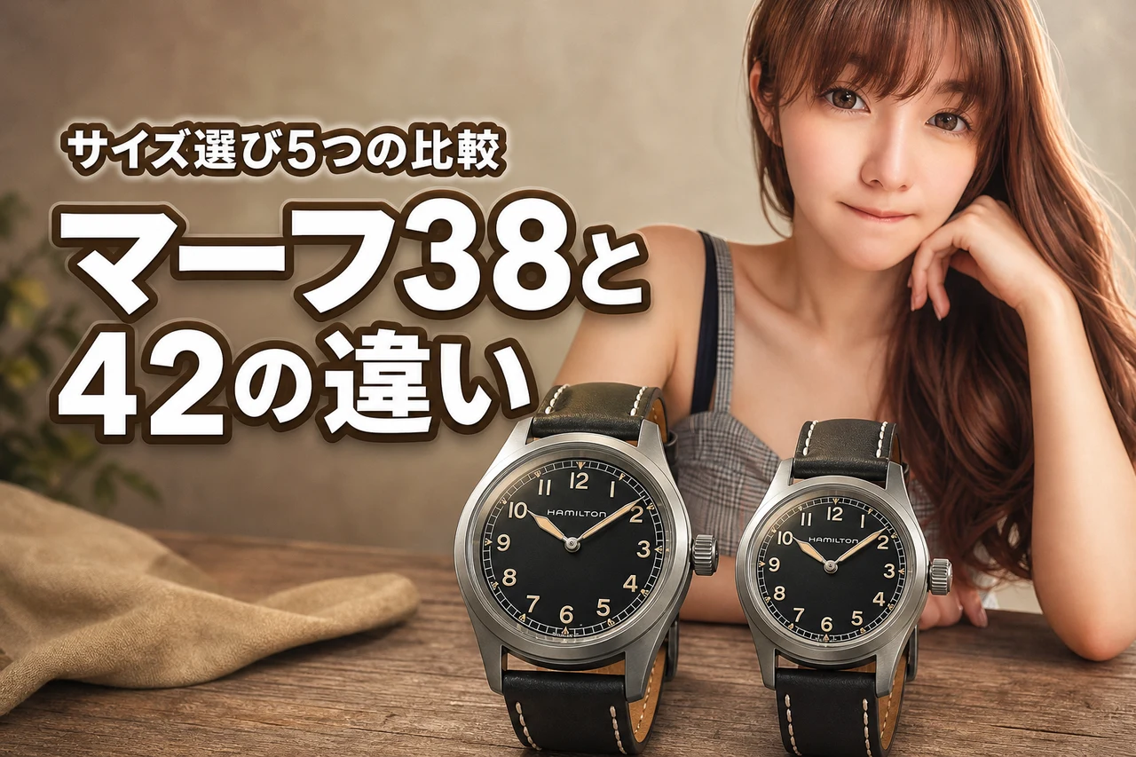 ハミルトン マーフ38と42の違いは?選ぶべきサイズがわかる5つの比較
