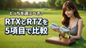 クリーブランドのウェッジrtxとrtzの違いを5項目で比較！どっちを選ぶべき？