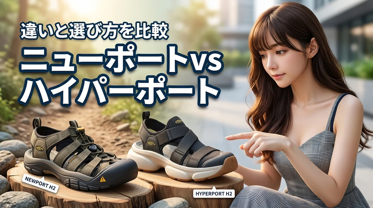 keenのニューポートH2とハイパーポートH2の違いは？どっちを選ぶべきか比較