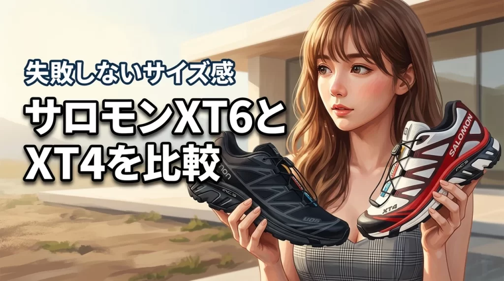 サロモンxt6とxt4の違いで迷う方必見！失敗しない選び方とサイズ感を解説