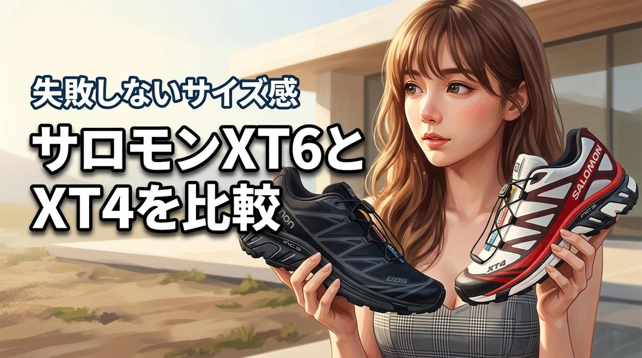 サロモンxt6とxt4の違いで迷う方必見！失敗しない選び方とサイズ感を解説