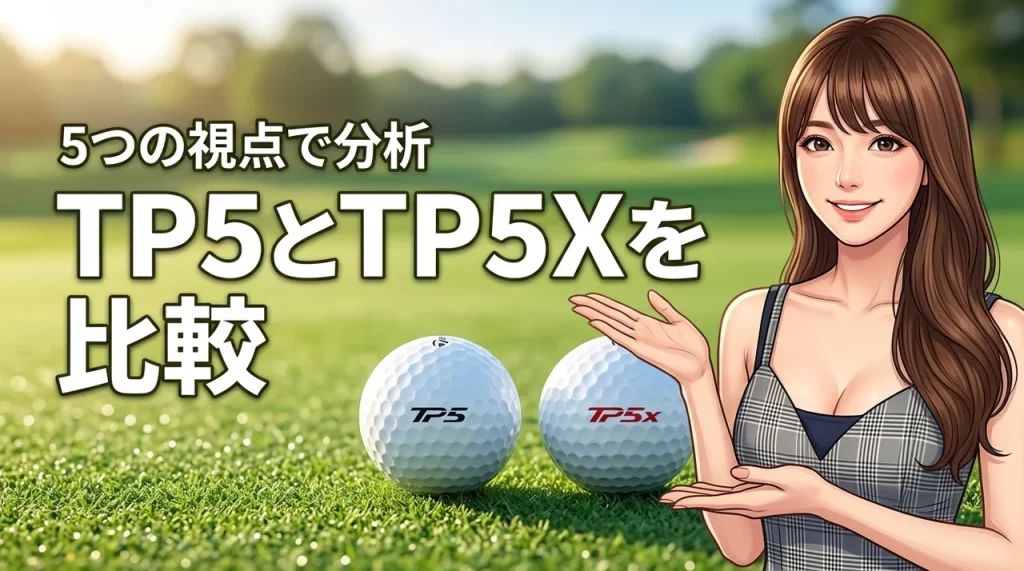 テーラーメイドのボールtp5とtp5xの違いを5つの視点で徹底比較！