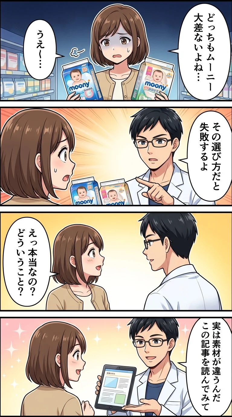ムーニー マシュマロ肌ごこち 低刺激 違い
