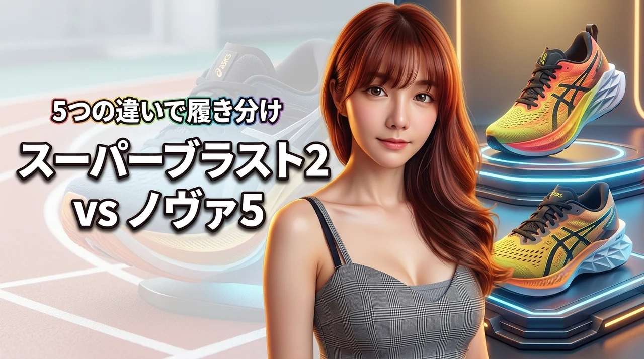 スーパーブラスト2とノヴァブラスト5の違いを解説！5つのポイントで履き分け