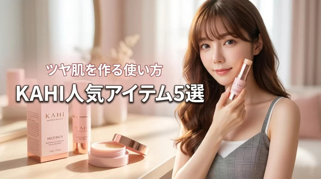 韓国コスメkahiのおすすめ人気アイテム5選！ツヤ肌を作る使い方と評判