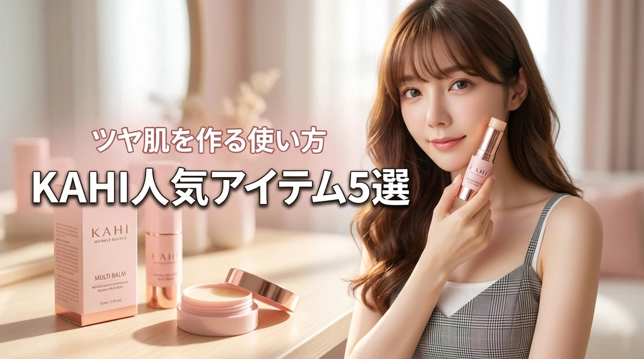 韓国コスメkahiのおすすめ人気アイテム5選！ツヤ肌を作る使い方と評判