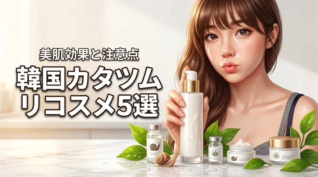 韓国コスメのカタツムリ製品おすすめ5選！美肌を叶える効果と注意点