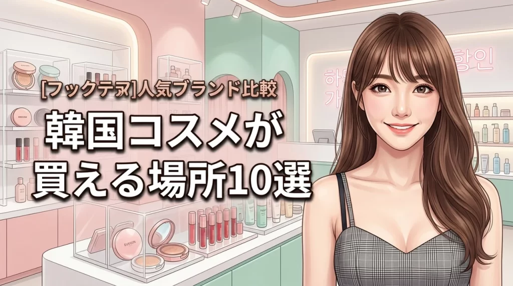 韓国コスメが買える場所のおすすめ10選を比較！楽天の人気ブランドや店舗も紹介