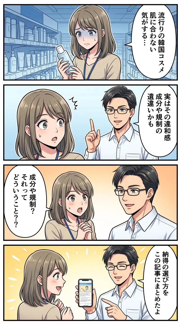 韓国コスメ 嫌い