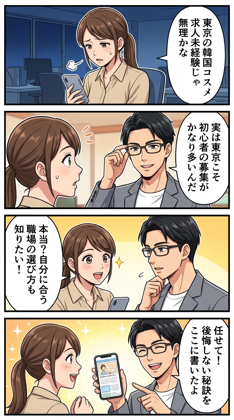 韓国コスメ 求人 東京