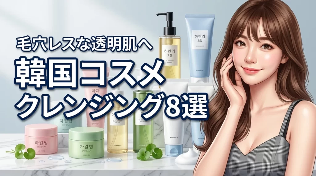 【決定版】韓国コスメのクレンジングおすすめ8選！毛穴汚れを落として理想の透明肌へ