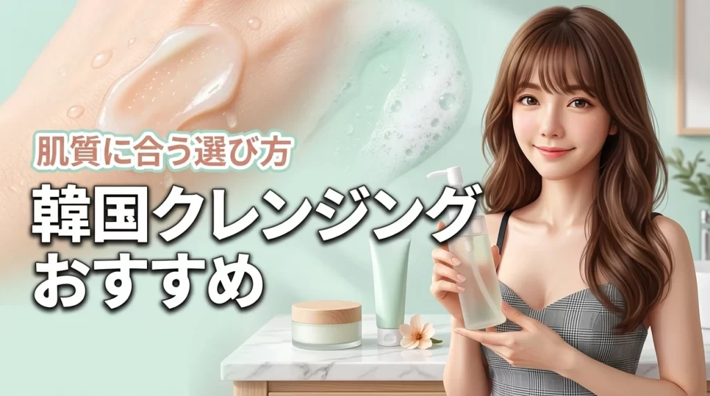 韓国コスメでクレンジングのおすすめは？肌質に合う失敗しない選び方を徹底紹介
