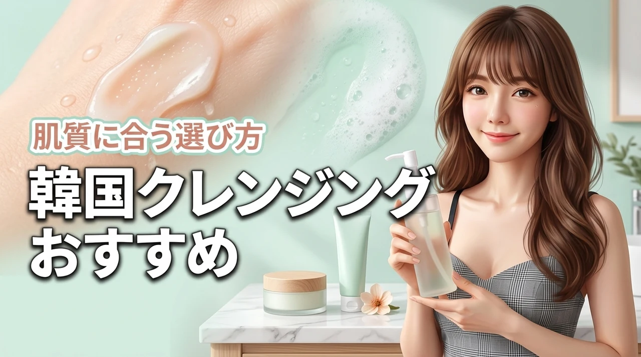 韓国コスメでクレンジングのおすすめは？肌質に合う失敗しない選び方を徹底紹介