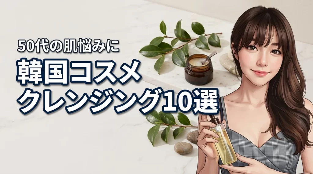 50代の肌悩みに！韓国コスメクレンジングおすすめ10選で美肌を叶える