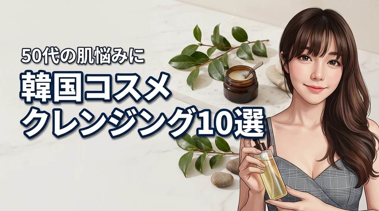 50代の肌悩みに！韓国コスメクレンジングおすすめ10選で美肌を叶える