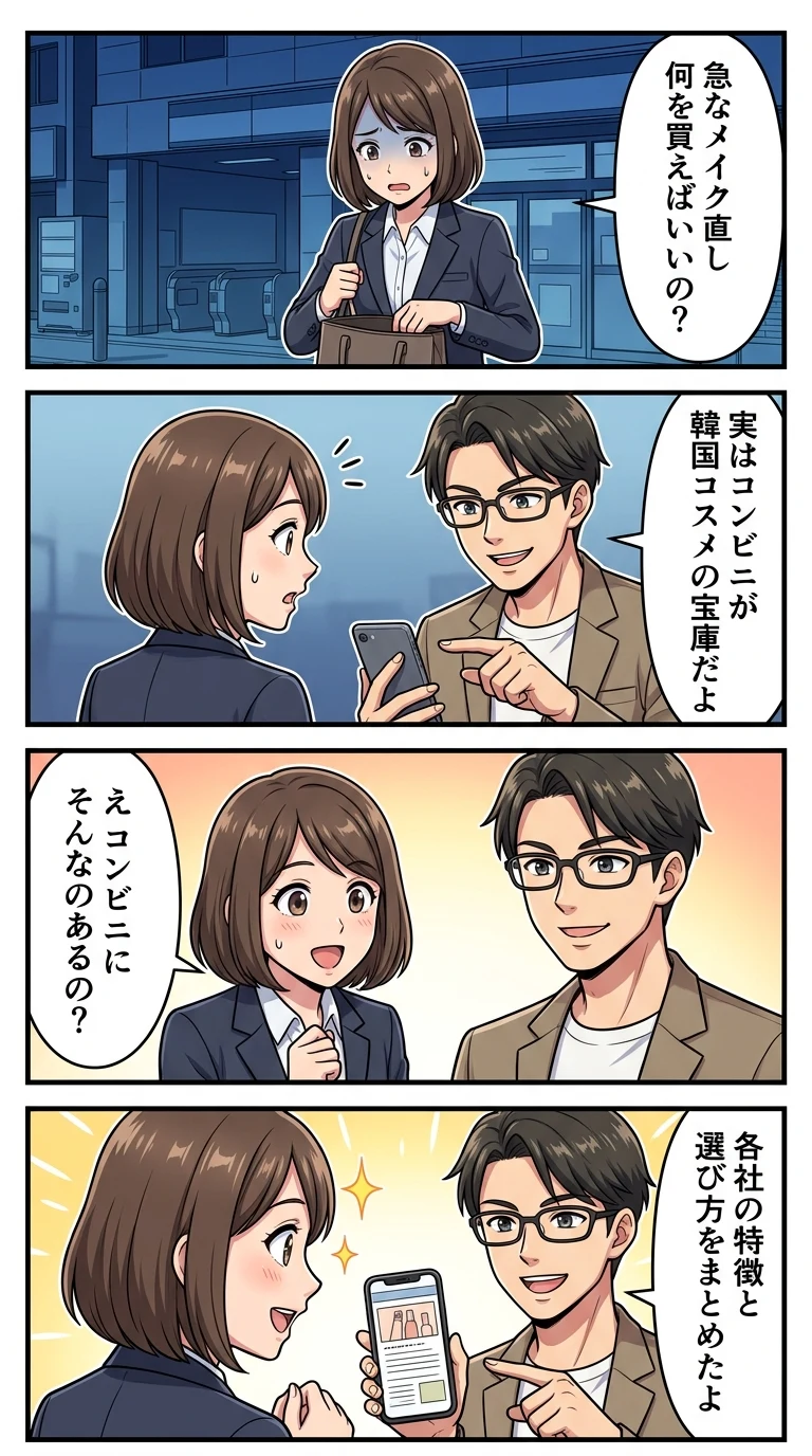 韓国コスメ コンビニ