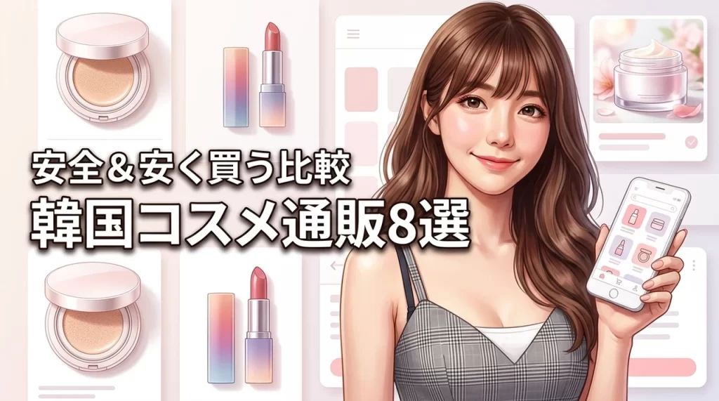 韓国コスメ通販サイトおすすめ8選！安く安全に買える方法を比較