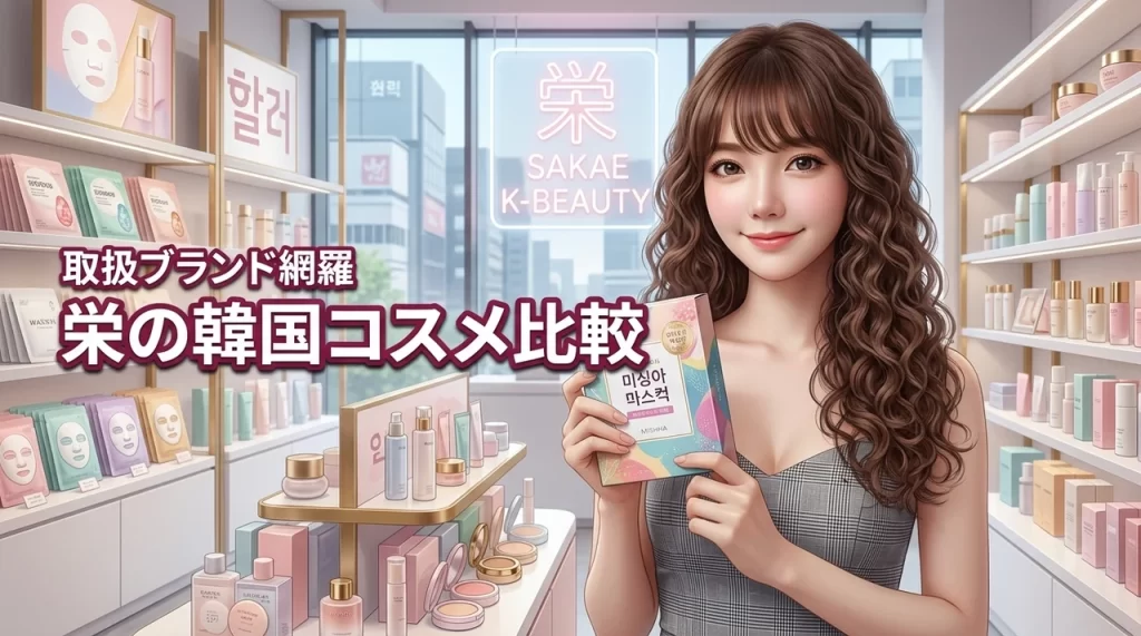 栄で韓国コスメを実際に手に取って選ぶならここ！取扱ブランドや安さを徹底比較