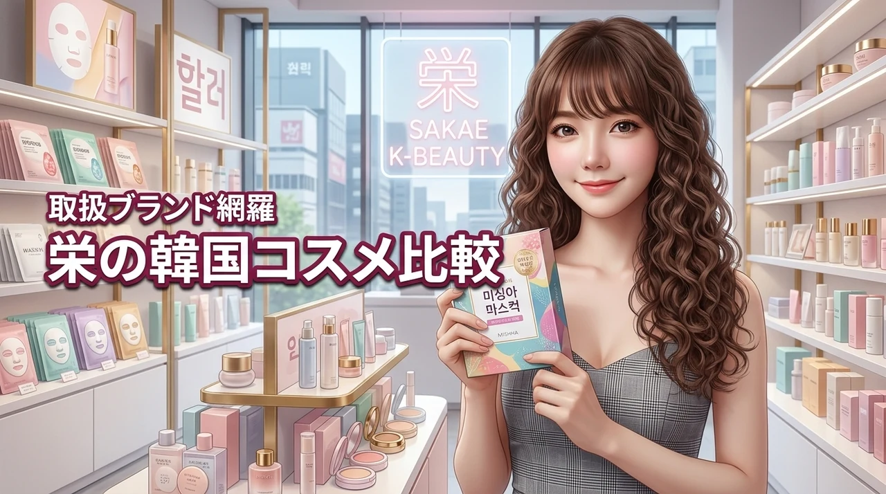 栄で韓国コスメを実際に手に取って選ぶならここ！取扱ブランドや安さを徹底比較