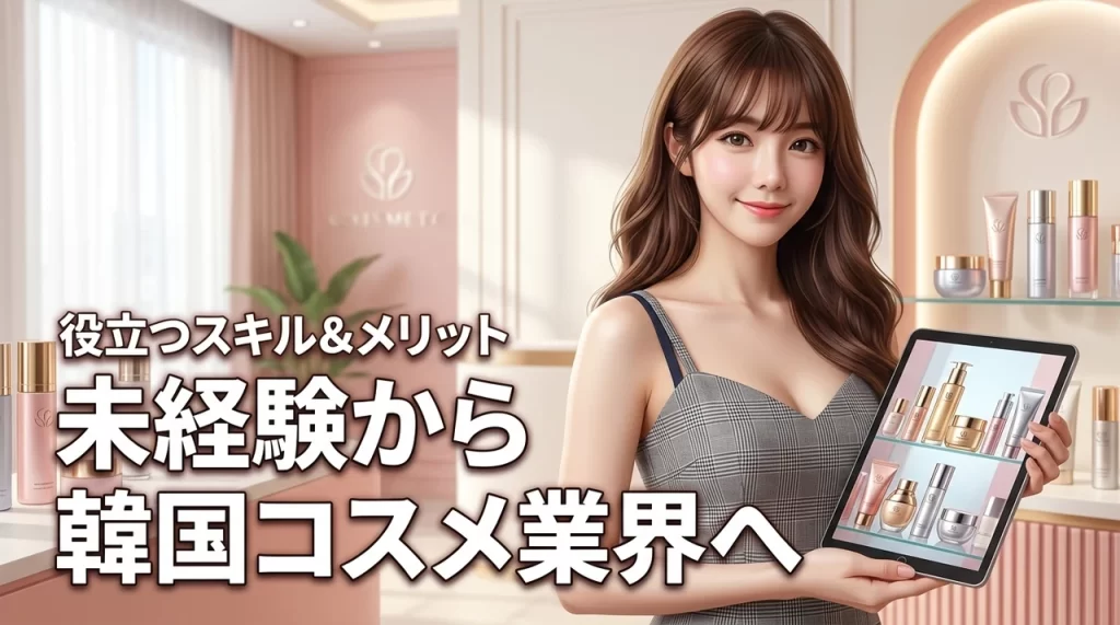 未経験でも韓国コスメの採用は狙える？役立つスキルや入社後のメリットを詳しく紹介