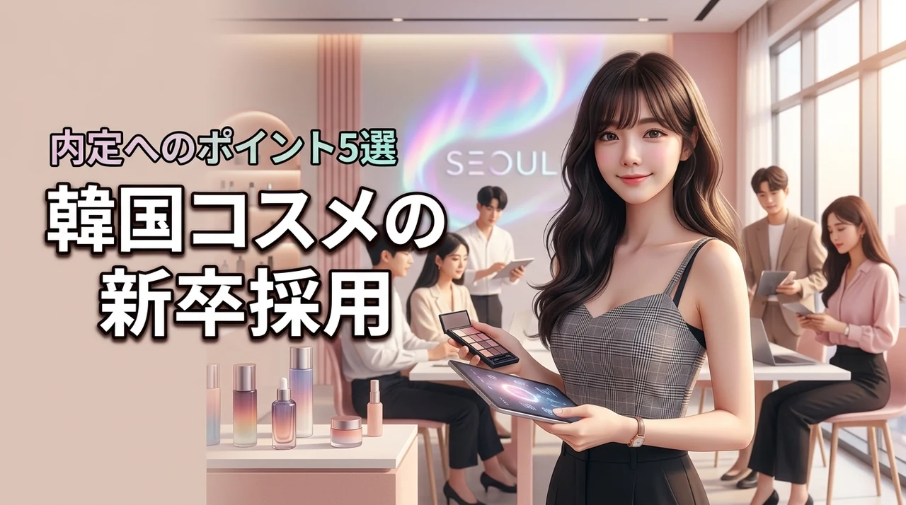 韓国コスメの新卒採用を攻略！内定を勝ち取るためのポイント5選