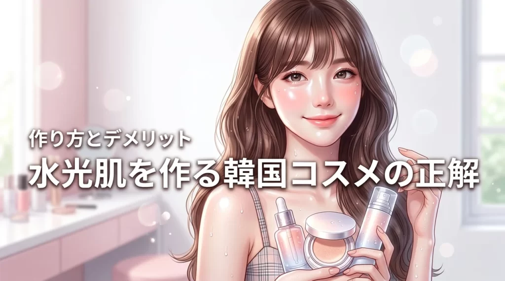 【厳選】水光肌を作る韓国コスメの正解は？ツヤ肌の作り方とデメリットも公開