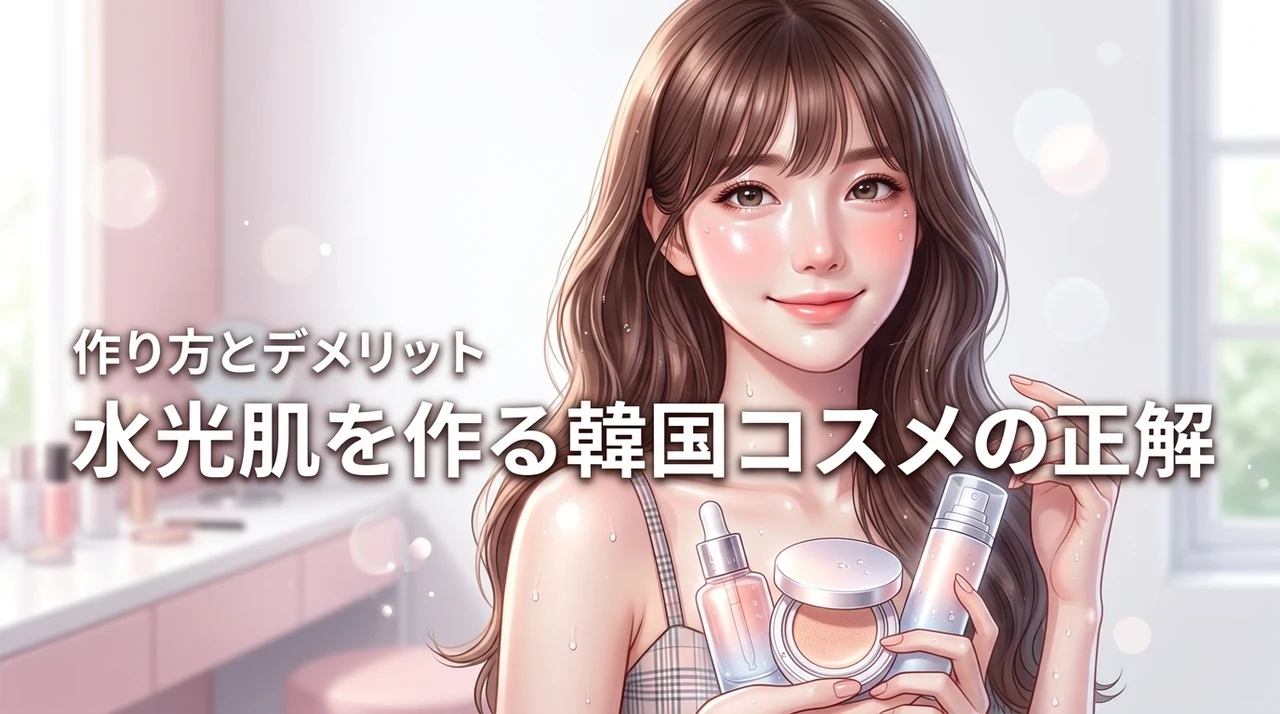 【厳選】水光肌を作る韓国コスメの正解は？ツヤ肌の作り方とデメリットも公開