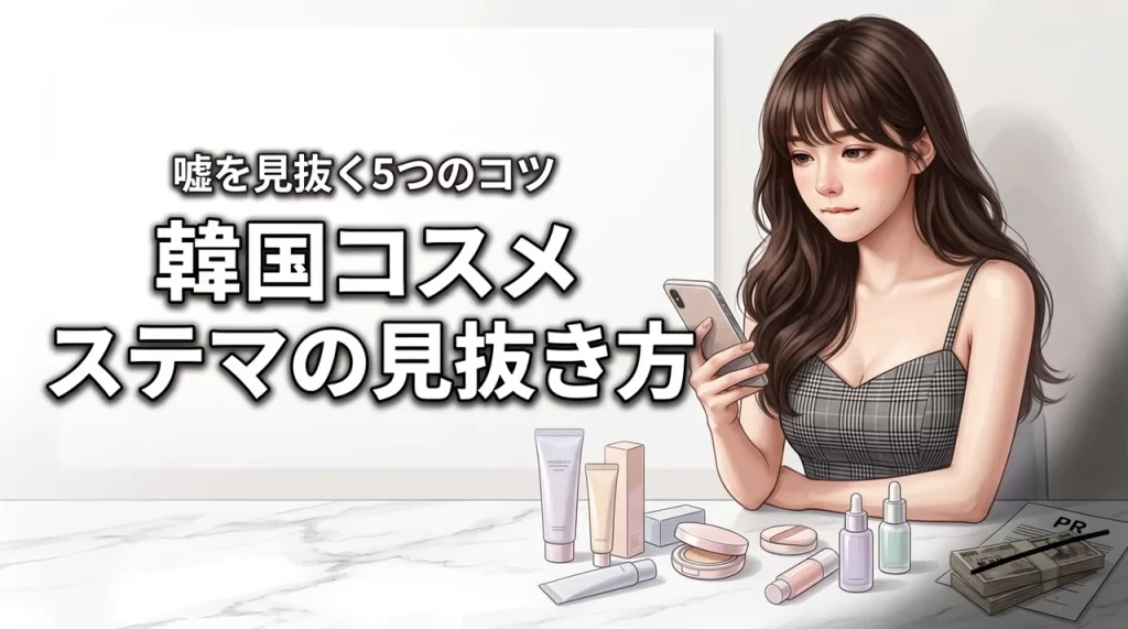 韓国コスメのステマを見抜く5つのコツ！嘘のレビューに騙されない秘訣とは