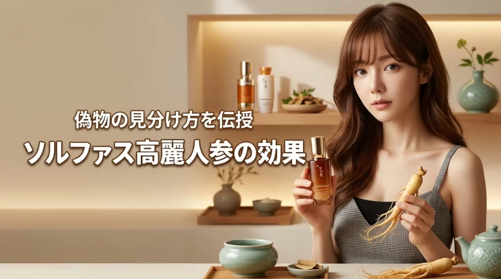 韓国コスメのソルファスは本当に良い？高麗人参の効果や偽物の見分け方を徹底調査