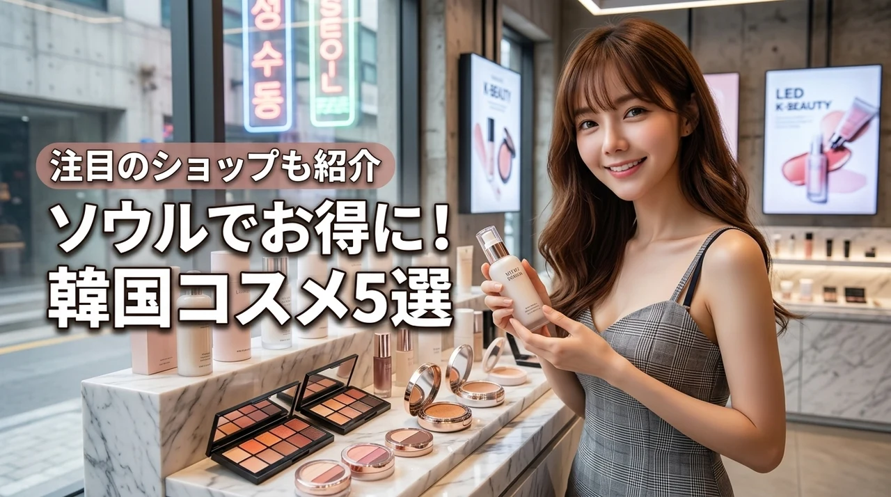 【ソウルで韓国コスメをお得に!】注目の人気ブランド5選と外せないショップを公開