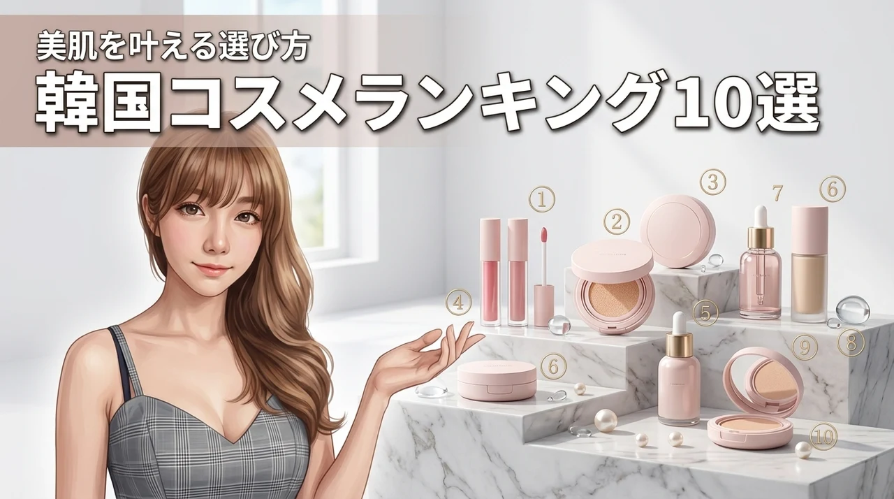 【保存版】最新韓国コスメのランキング10選!美肌を叶える失敗しない選び方を紹介