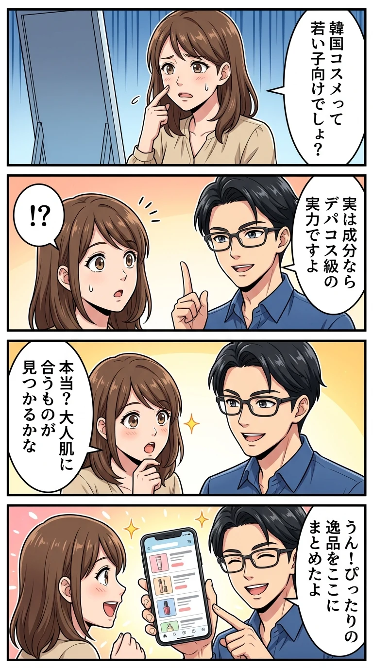 韓国コスメ 40代 人気