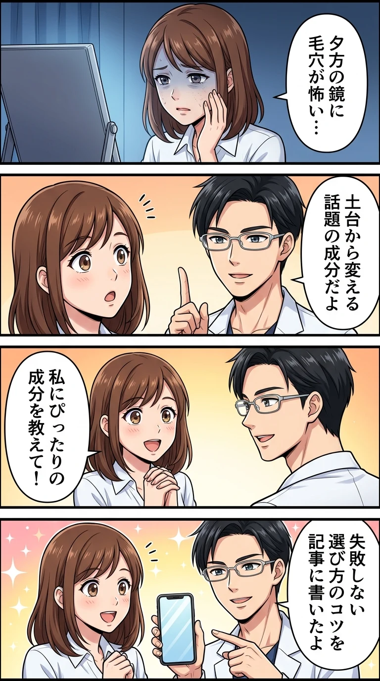 韓国コスメ たるみ毛穴