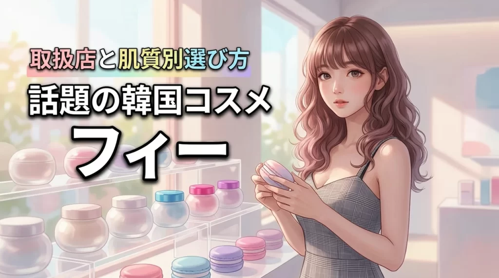 話題の韓国コスメ「フィー」はどこで買える？人気の理由と肌質別の選び方を伝授！